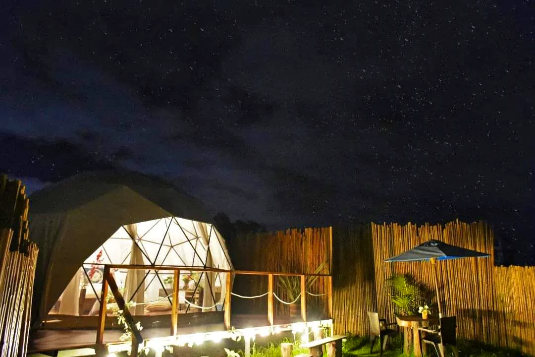 GLAMPING CLARO DE LUNA  - DOMO BAMBU - 6